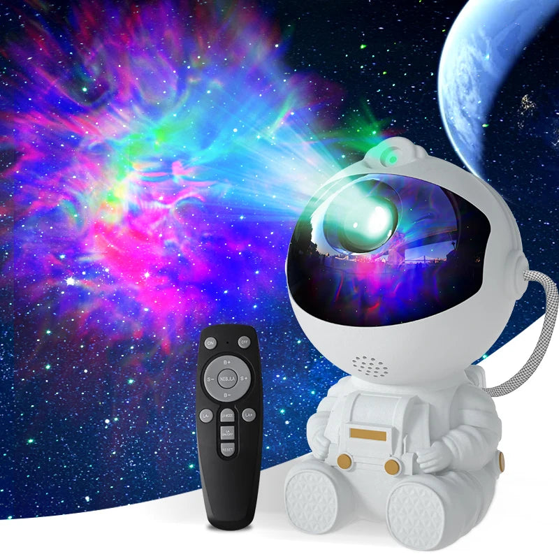 Astronaut Projector, Galaxy Projector Light, Light Projector for Bedroom, Starry Nebula Ceiling LED Lamp