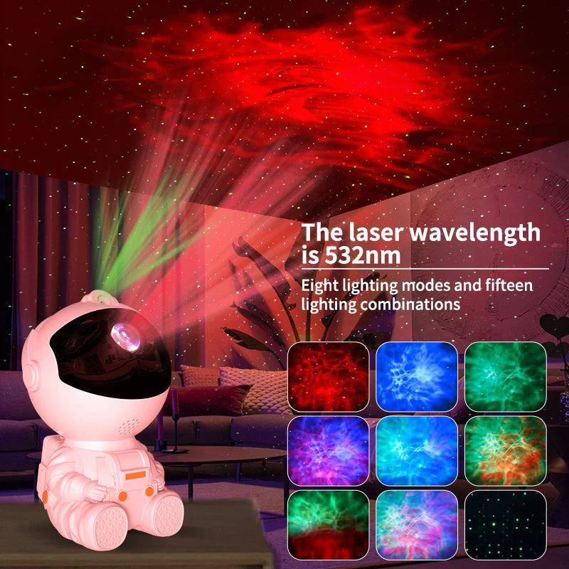 Astronaut Projector, Galaxy Projector Light, Light Projector for Bedroom, Starry Nebula Ceiling LED Lamp