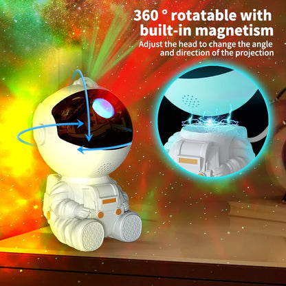 Astronaut Projector, Galaxy Projector Light, Light Projector for Bedroom, Starry Nebula Ceiling LED Lamp