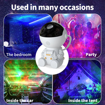 Astronaut Projector, Galaxy Projector Light, Light Projector for Bedroom, Starry Nebula Ceiling LED Lamp